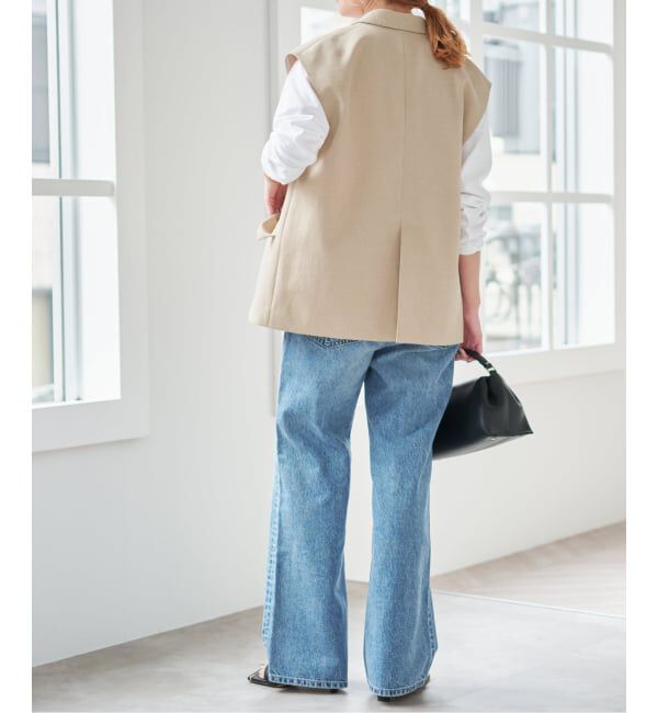 Spick and Span「《手洗い可》エアリーブレンドダブルブレストジレ」|その他|