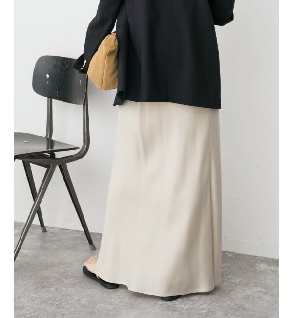 Spick and Span「ウォッシャブルキュプラ マキシスカート」|スカート|