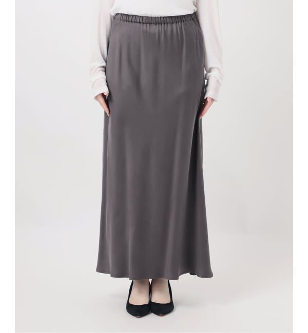 Spick and Span「ウォッシャブルキュプラ マキシスカート」|スカート|