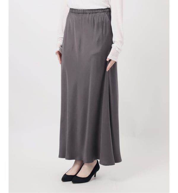 Spick and Span「ウォッシャブルキュプラ マキシスカート」|スカート|