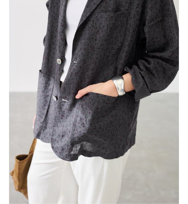 FRAMeWORK「小花プリントリネンライトジャケット」|その他|