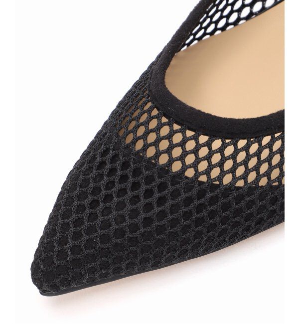  「《追加2》4.5cmポインテッドネットパンプス」|パンプス|