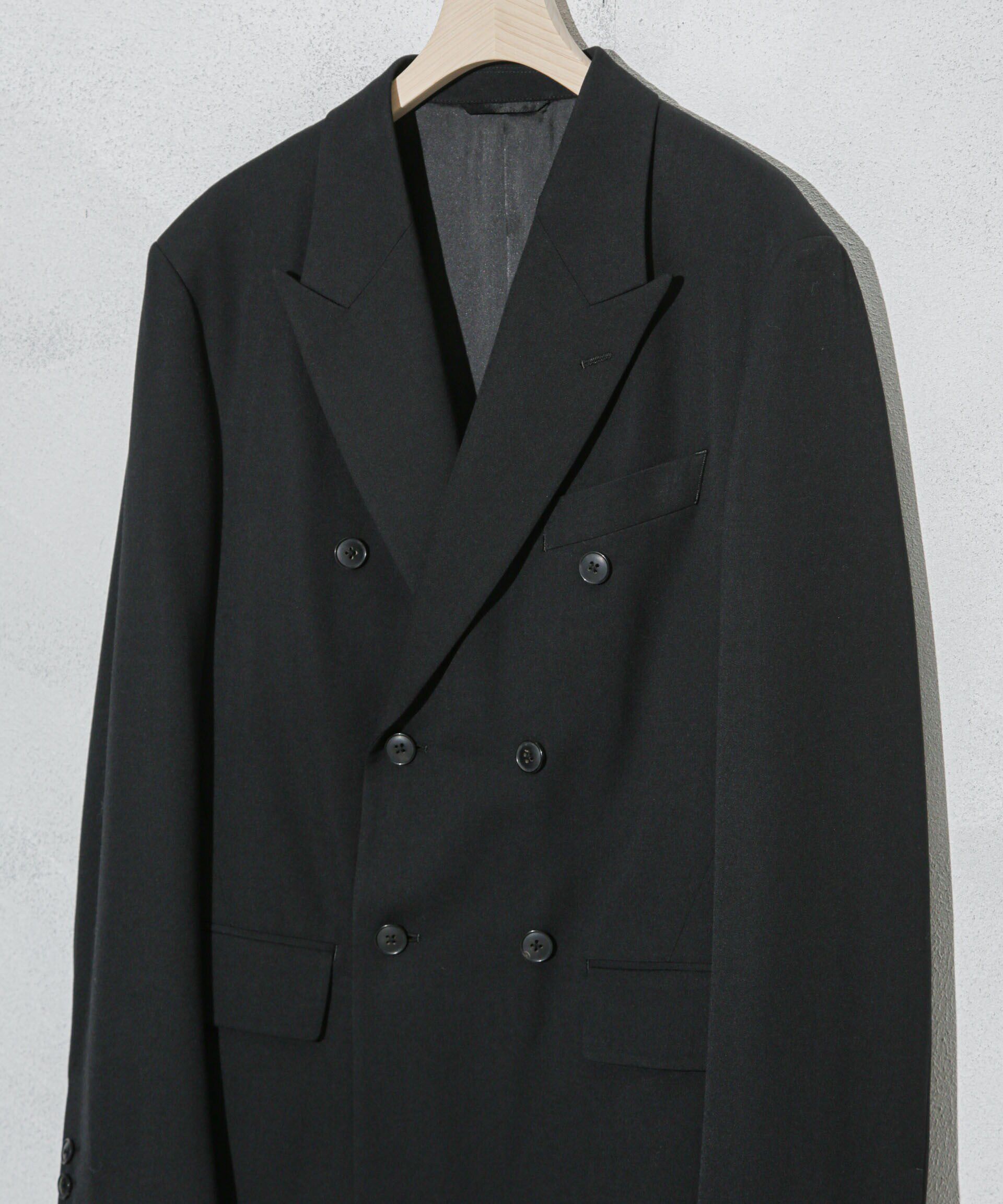 nano･universe「「ESSENTIAL LINE」TWソリッドダブルジャケット」|スーツ|