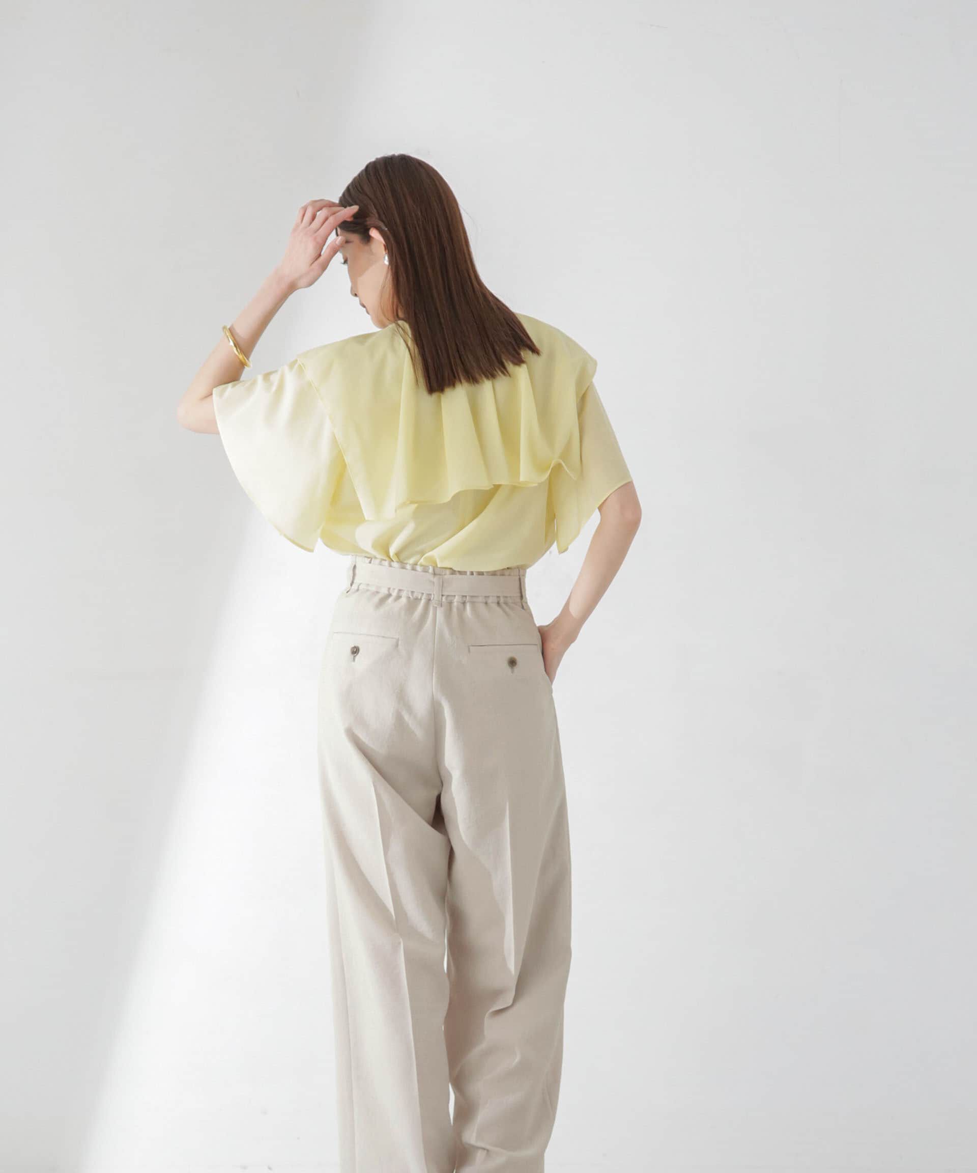 nano･universe「<洗濯機使用可><ﾉﾝｱｲﾛﾝ>ﾒﾗﾝｼﾞﾄﾞﾗｲ ﾍﾞﾙﾄ付きﾜｲﾄﾞ  」|チノ|