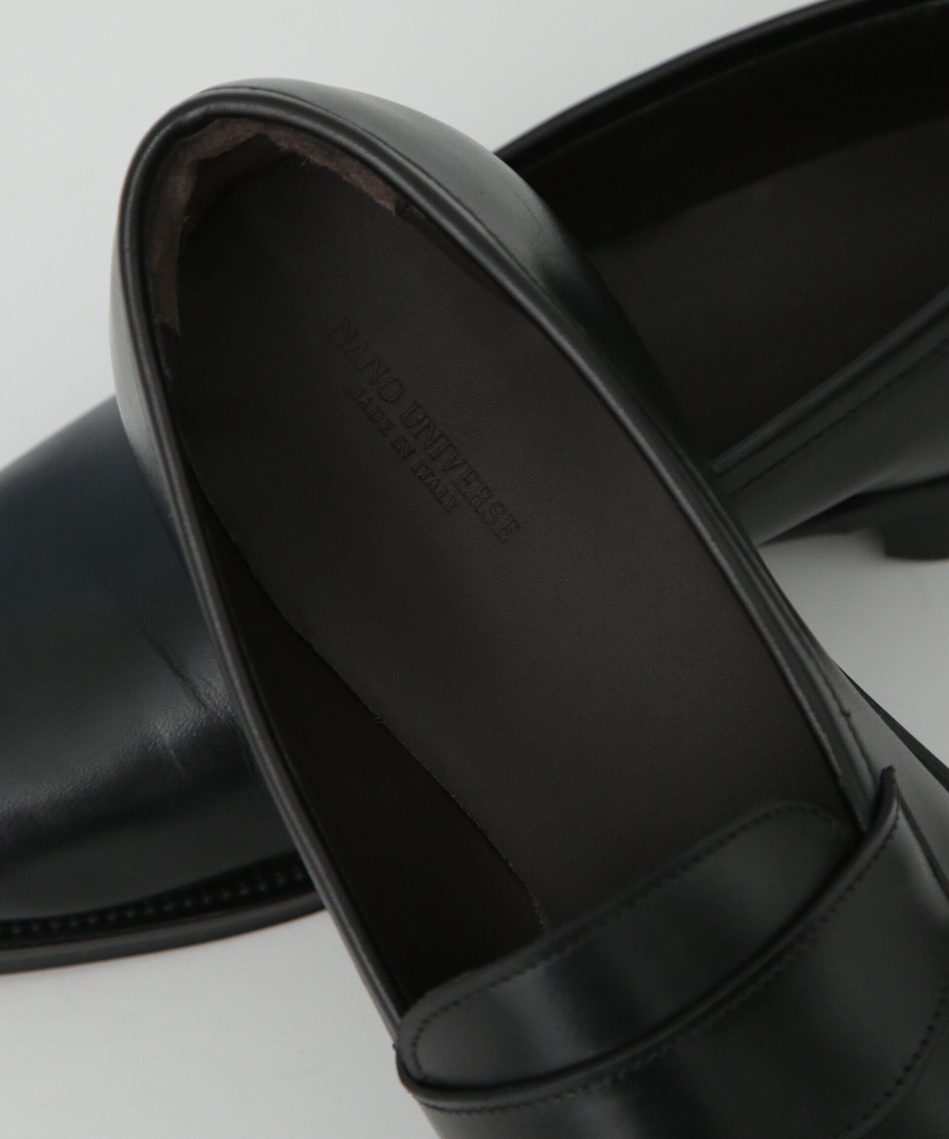 nano･universe「イタリア製 オペラローファー」|ビジネス・ドレスシューズ|