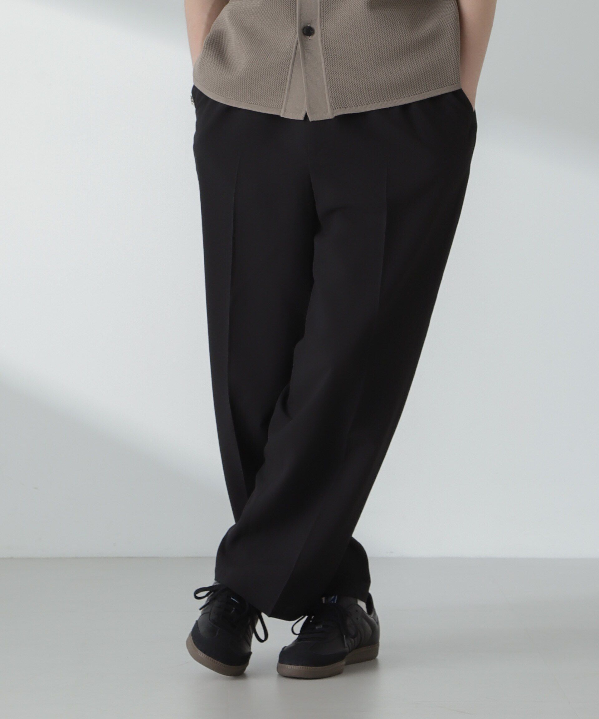 nano･universe「「大人のワイドパンツ」ハイツイストワイドスラックス」|チノ|