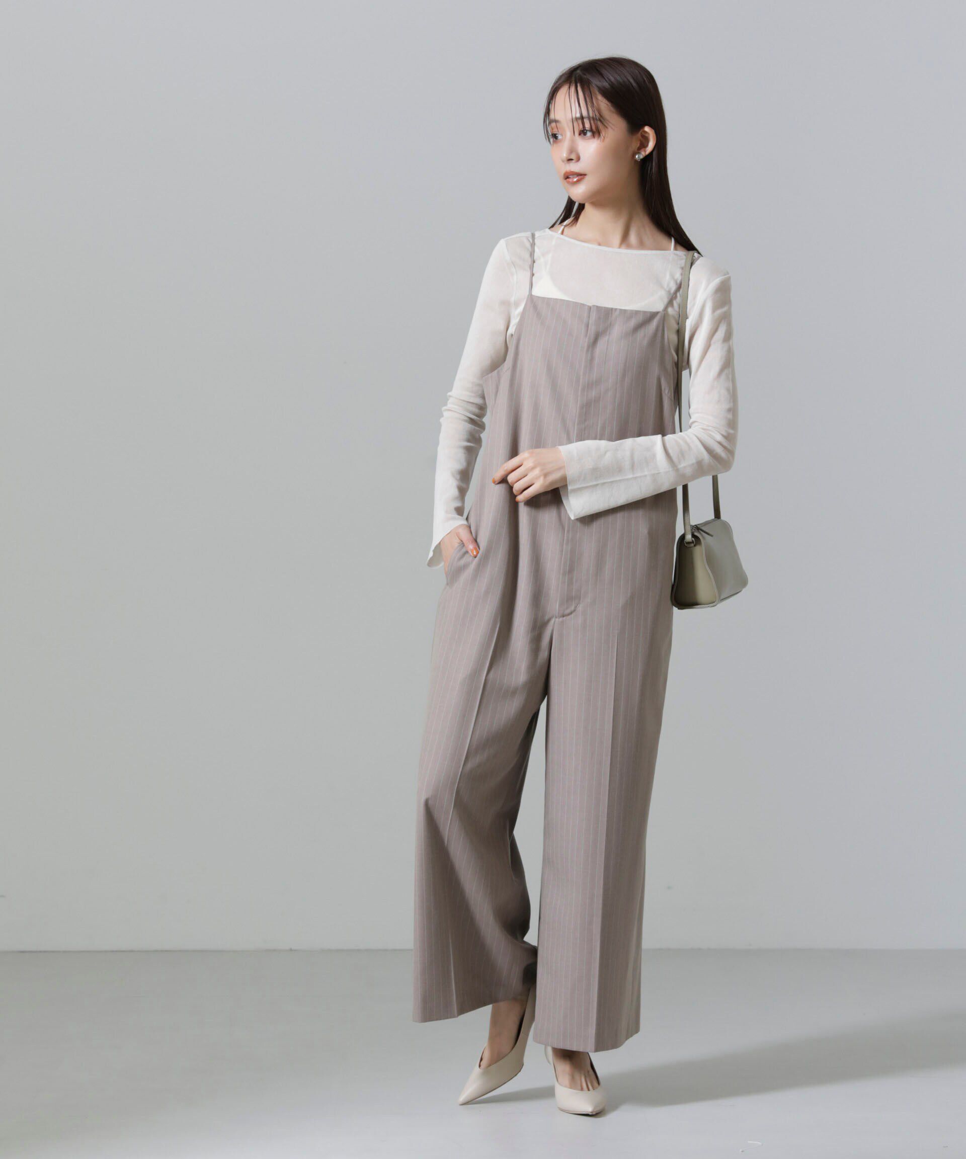 nano･universe「フレアスリーブメッシュトップス」|Tシャツ・カットソー|