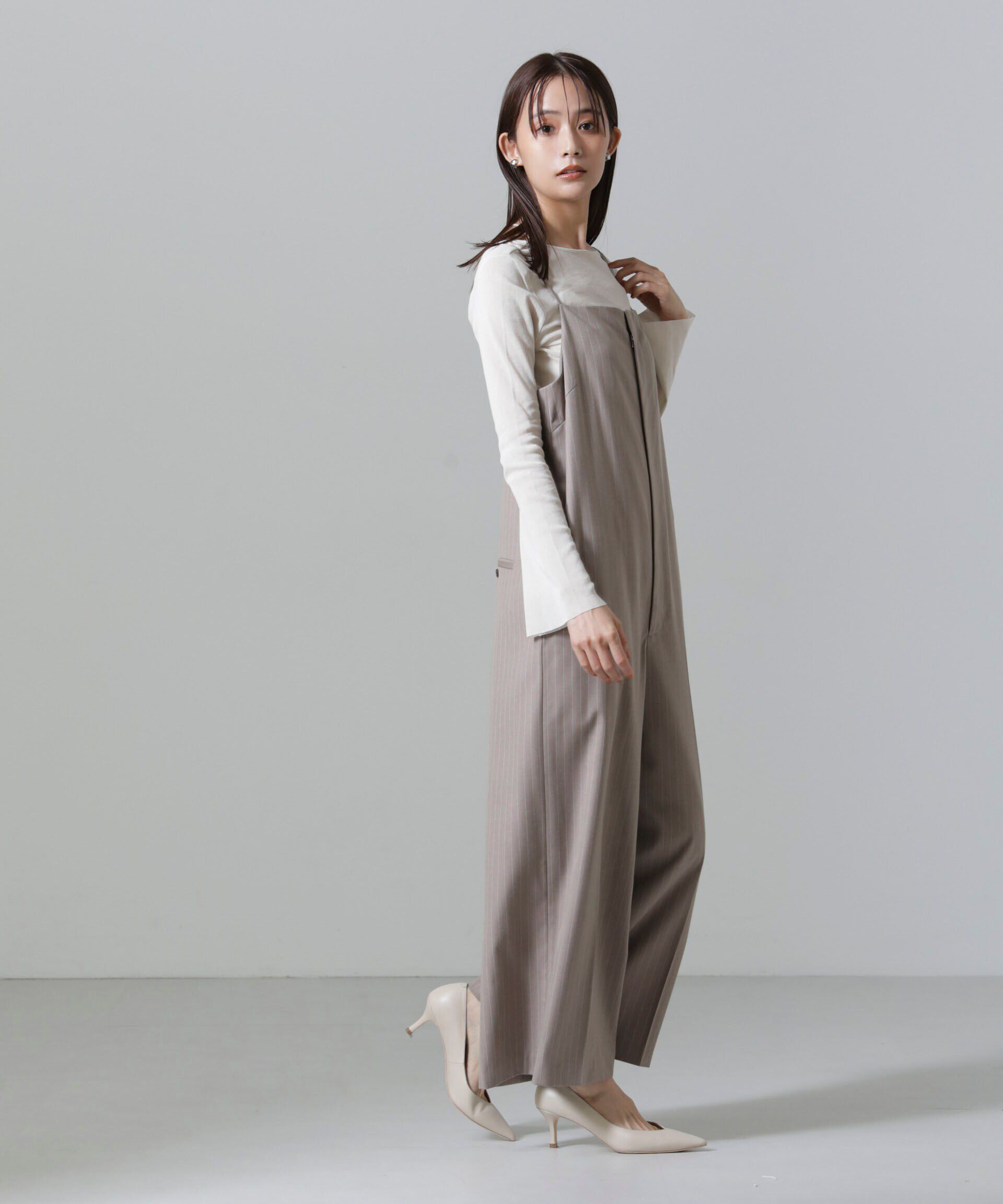 nano･universe「フレアスリーブメッシュトップス」|Tシャツ・カットソー|