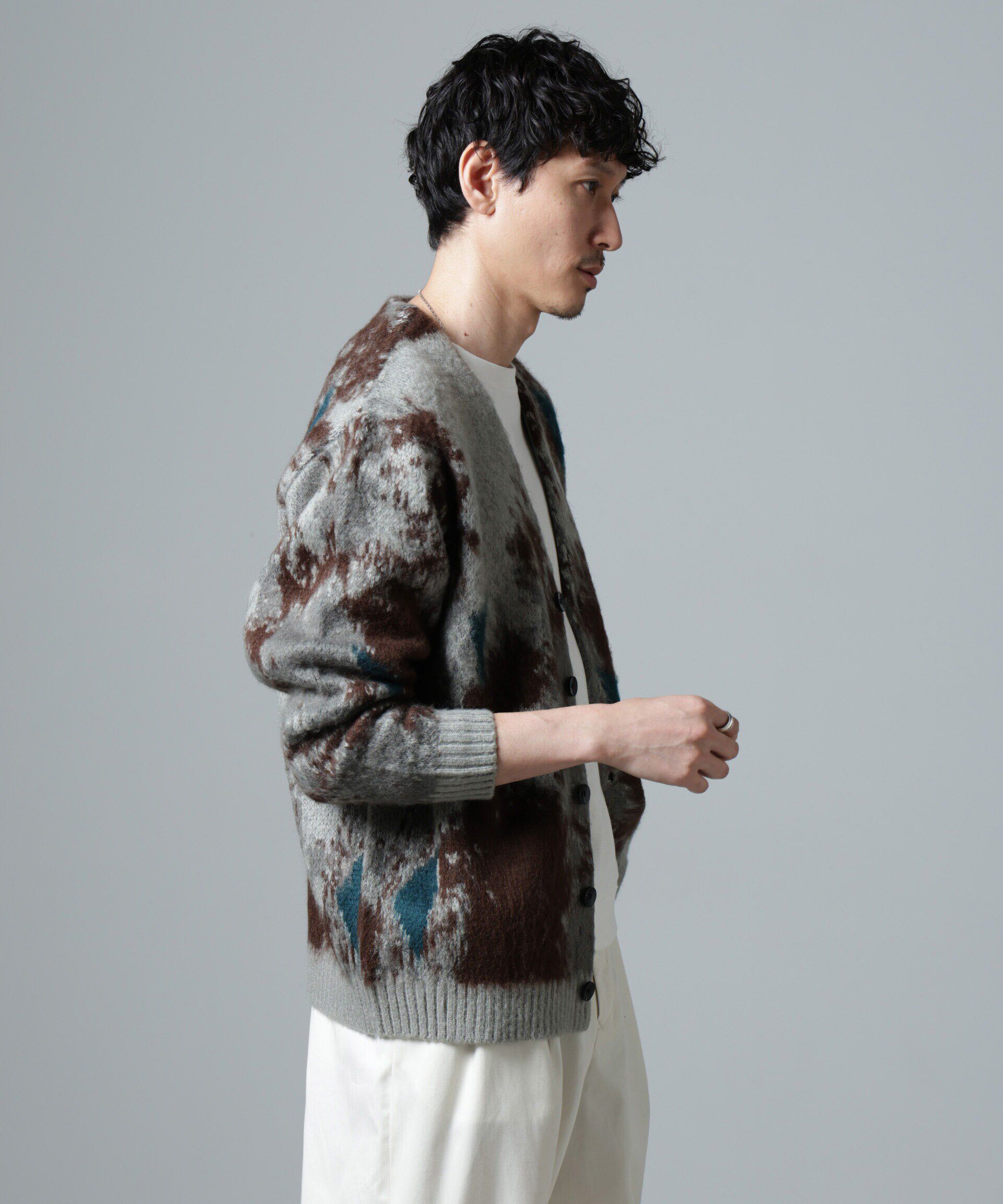 nano･universe「アート柄ニットカーディガン」|ニット・セーター|パターン43