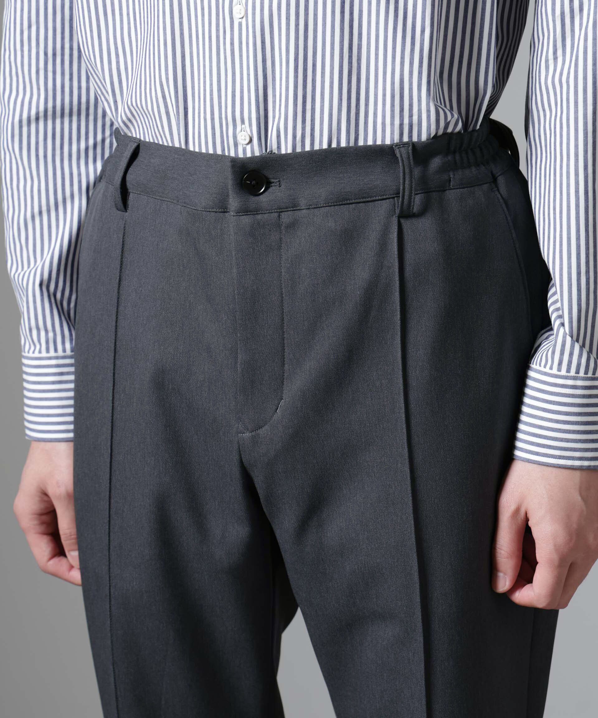 nano･universe「｢N TROUSERS BASIC｣CATINA(R)ﾒﾗﾝｼﾞ二重織ﾂｲﾙｽﾄﾚｯﾁﾊﾟﾝﾂ(ｾｯ  」|スーツ|