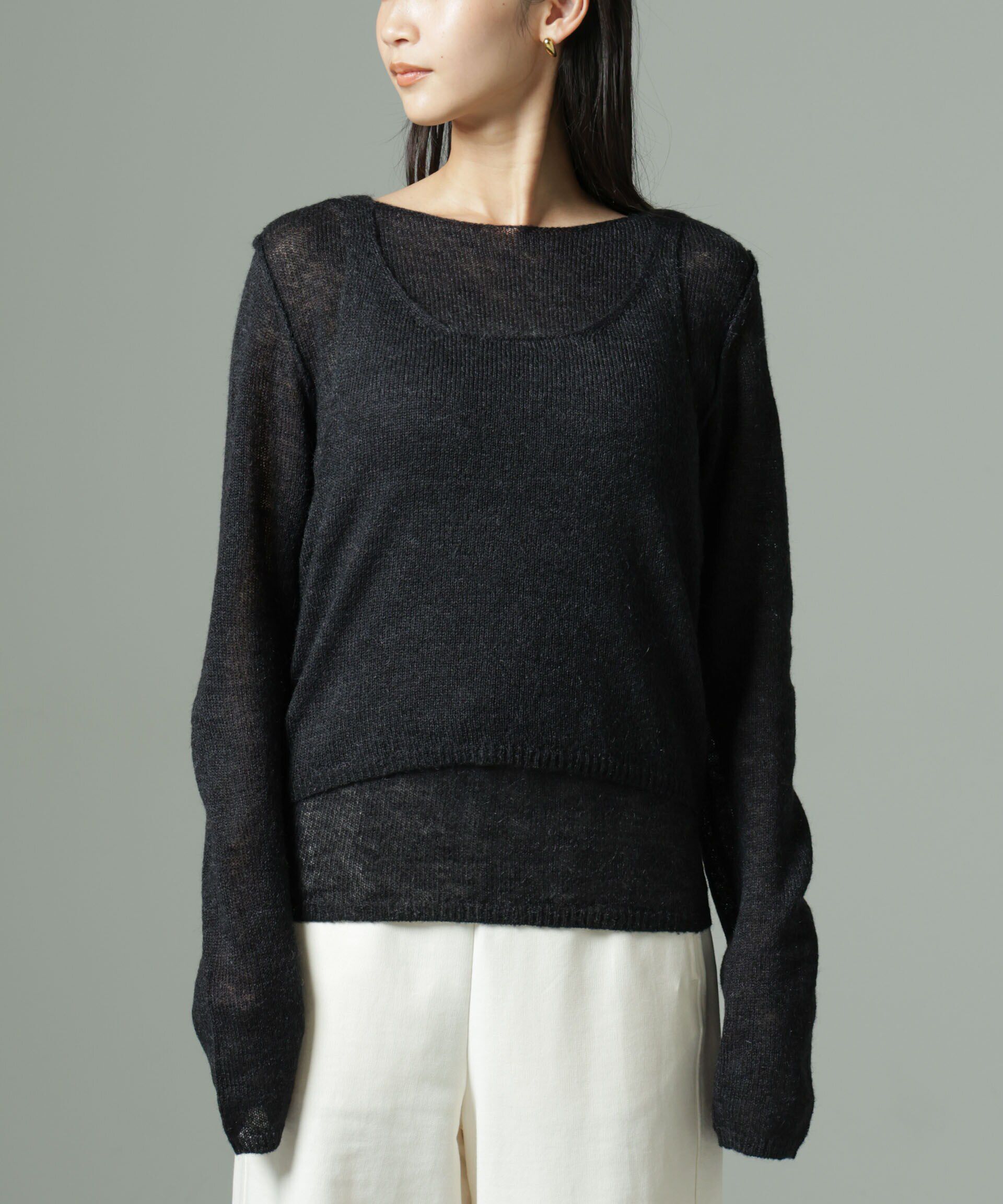 nano･universe「ビスチェセットニット」|ニット・セーター|