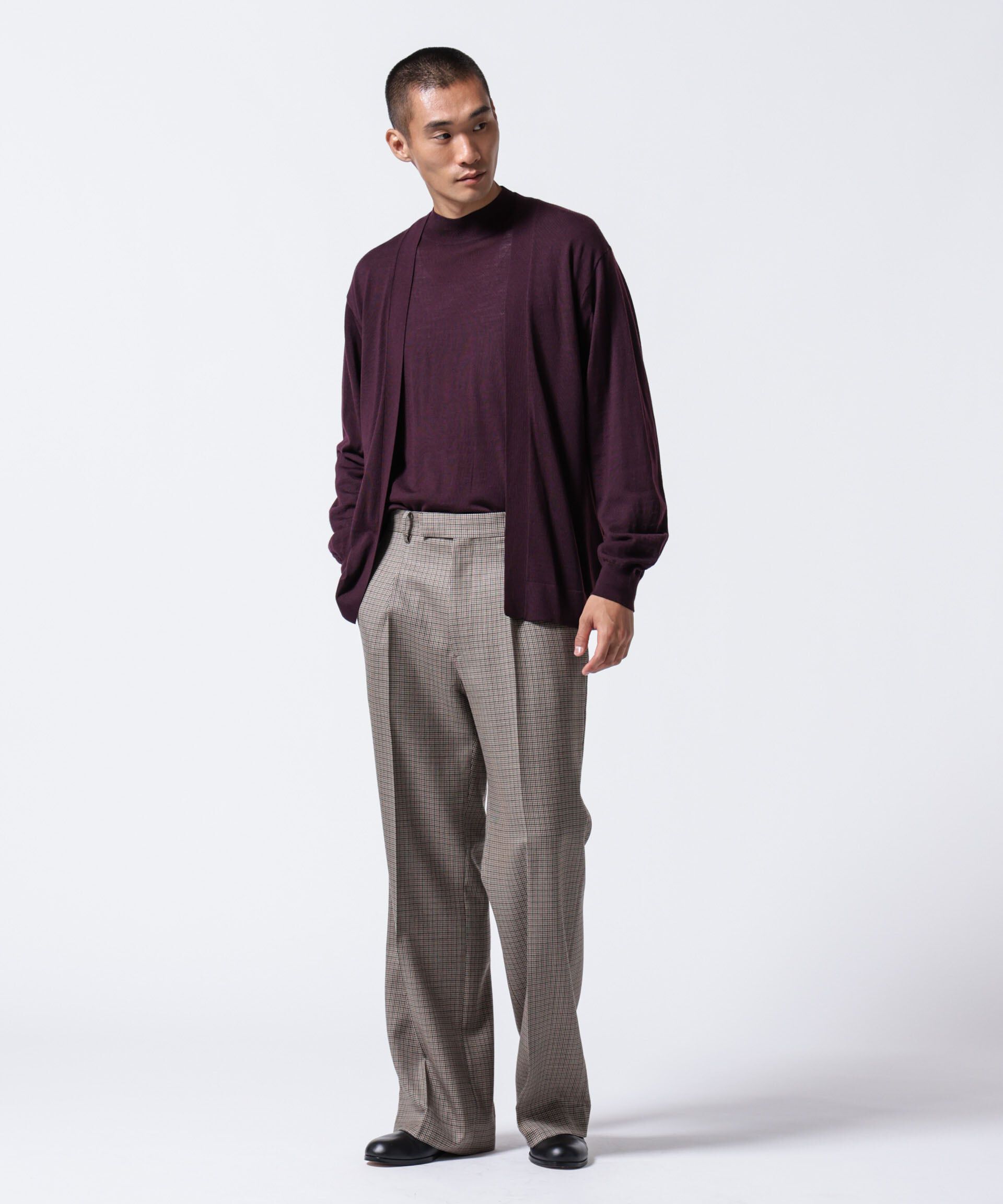 nano･universe「「ASSEMBLANC」クリースワイドパンツ(セットアップ可)」|スーツ|