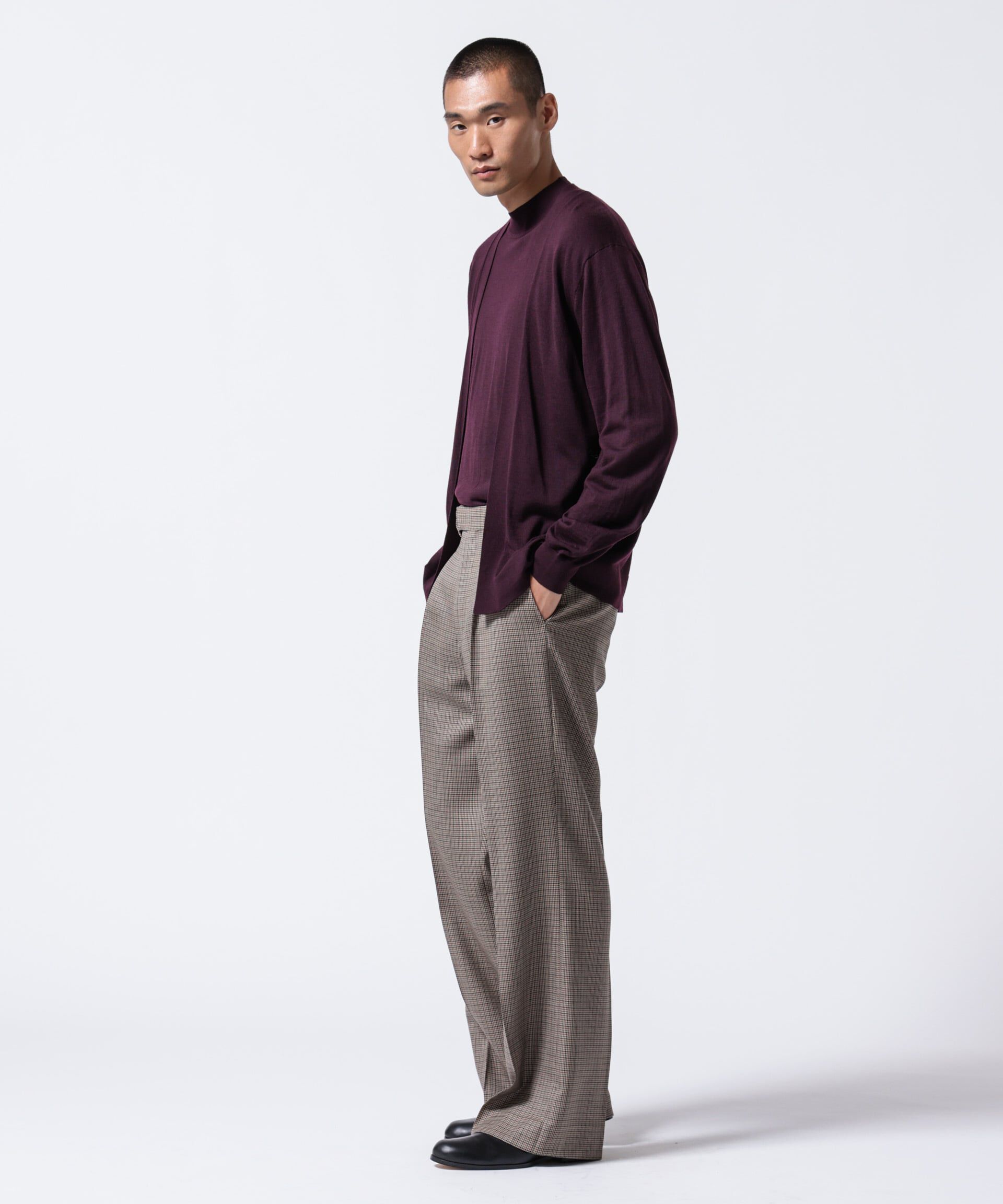 nano･universe「「ASSEMBLANC」クリースワイドパンツ(セットアップ可)」|スーツ|