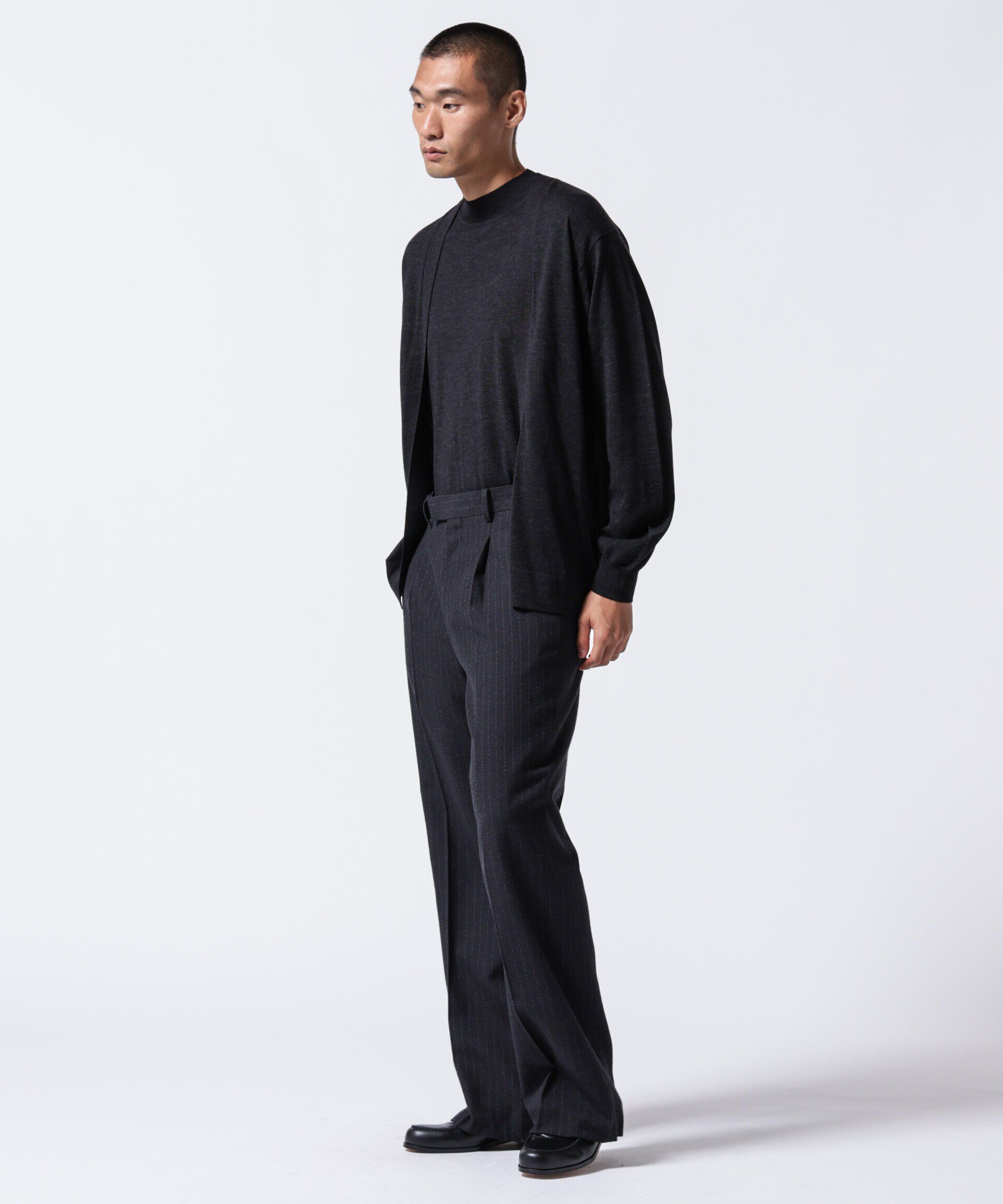 nano･universe「「ASSEMBLANC」クリースワイドパンツ(セットアップ可)」|スーツ|