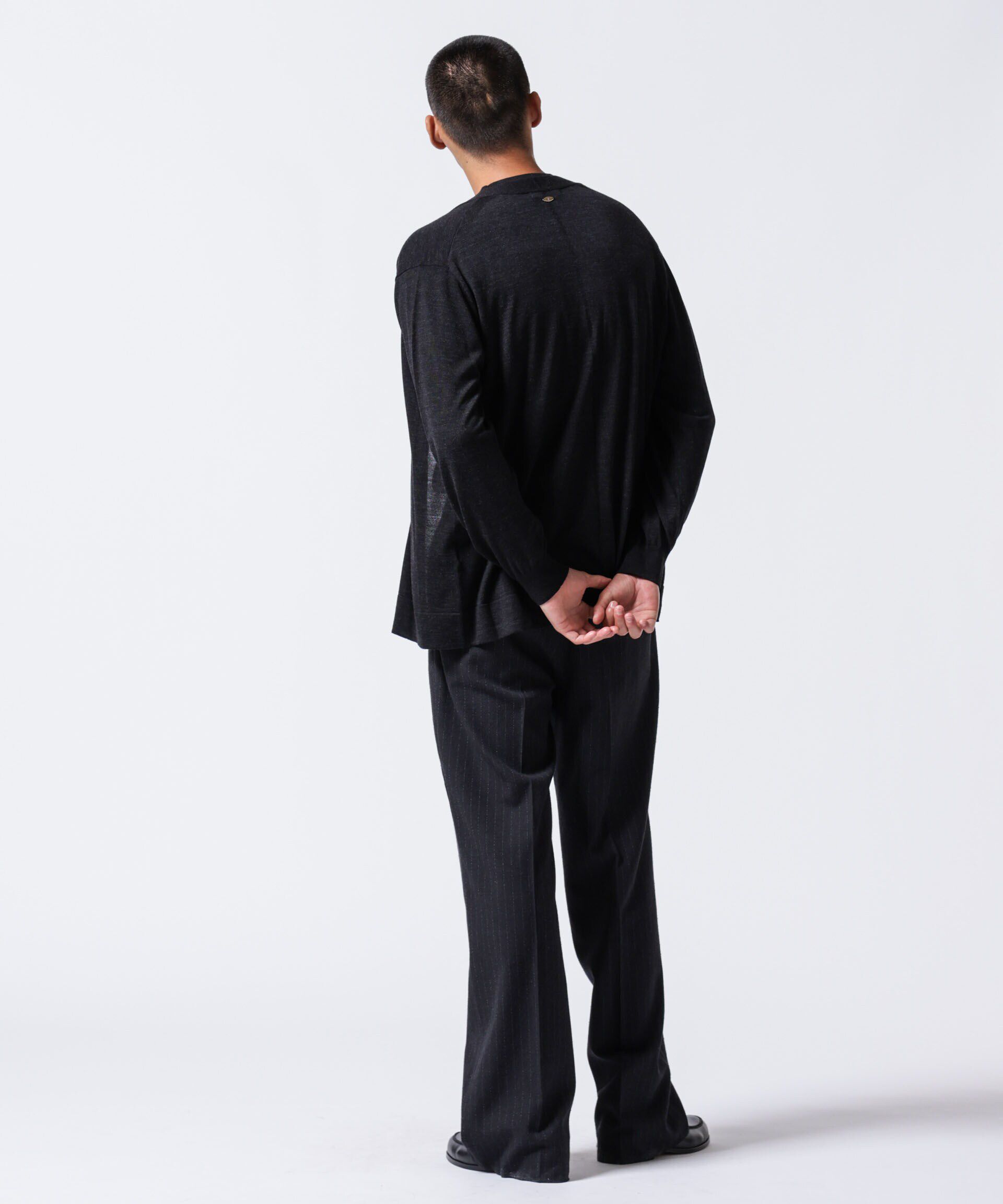 nano･universe「「ASSEMBLANC」クリースワイドパンツ(セットアップ可)」|スーツ|