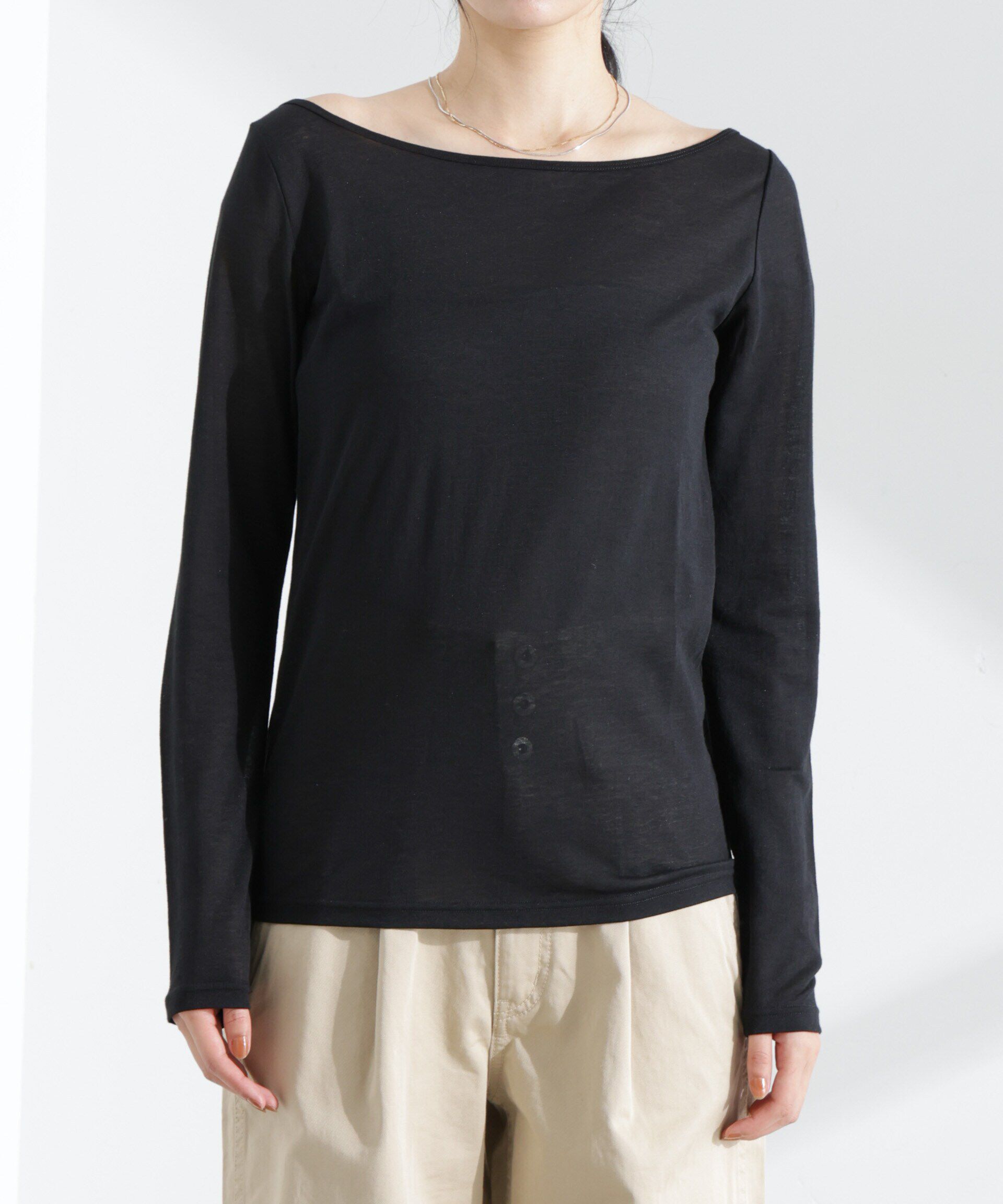 nano･universe「シアータンクトップ＋ロンTレイヤードセット」|Tシャツ・カットソー|