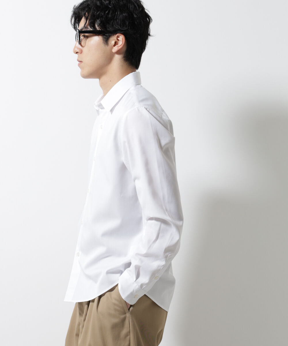 nano･universe「スタンダードレギュラーカラーシャツ/長袖」|シャツ・ブラウス|