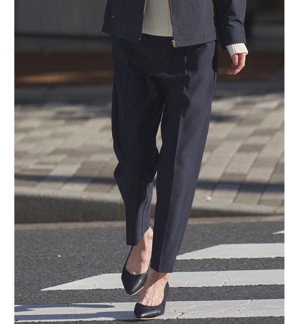 ANY SIS「【洗える】褒めらレディテーパード パンツ」|その他|ネイビー