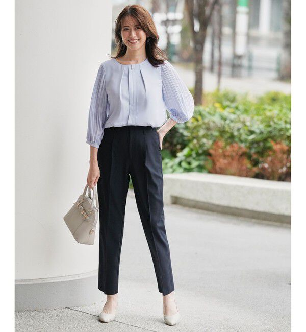 ANY SIS「スマートビューティストレッチ テーパードパンツ」|その他|