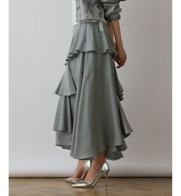 Diagram「イレヘムサテンスカート」|スカート|グリーン