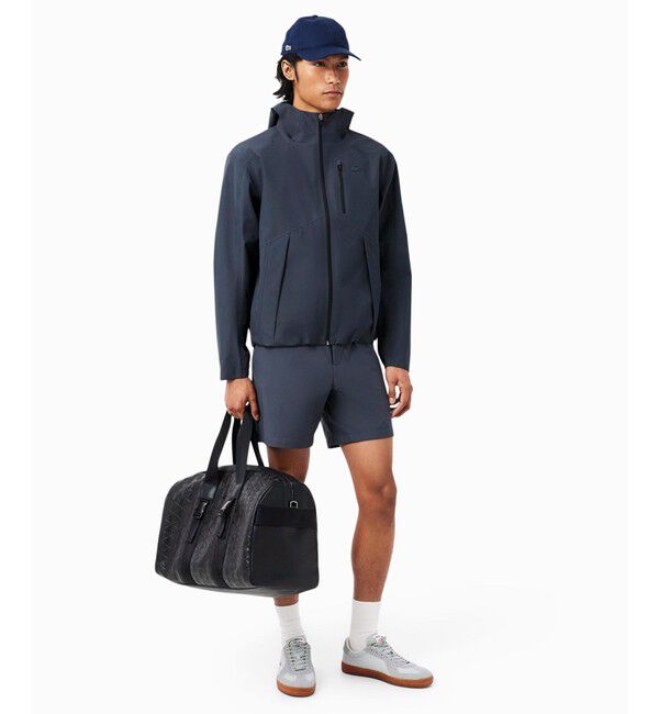 LACOSTE「撥水 防風 透湿 3レイヤー 止水ジップ 軽量フーデッドジャケット」|その他|