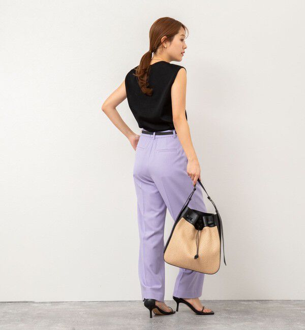 NOLLEY'S「《アンサンブル対応》ハーフシアーノースリーブプルオーバーニット」|ニット・セーター|