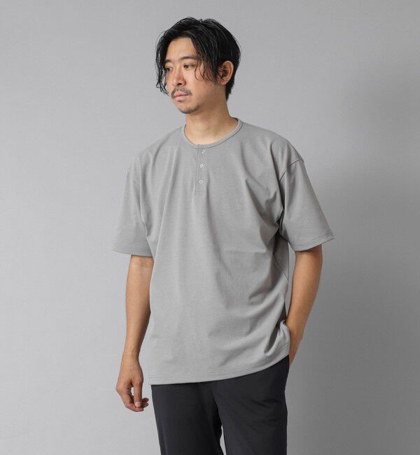 NOLLEY'S goodman「【ACTIVE SECT】《限定展開》UVカット ヘンリーネックTシャツ 25SS」|Tシャツ・カットソー|