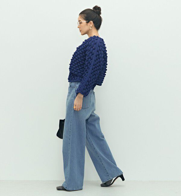 Laraaji「《手洗い可能》3D柄ボレロカーディガン」|カーディガン|