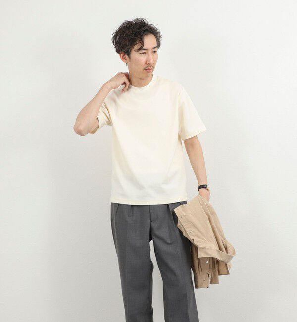 NOLLEY'S goodman「《ビジカジ対応》超長綿ハイゲージポンチ ジャケットTシャツ 26SS」|Tシャツ・カットソー|