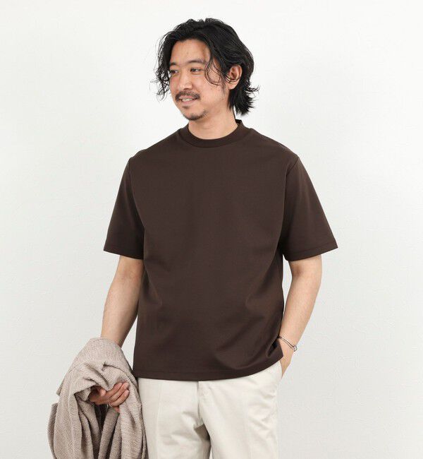 NOLLEY'S goodman「《ビジカジ対応》超長綿ハイゲージポンチ ジャケットTシャツ 26SS」|Tシャツ・カットソー|