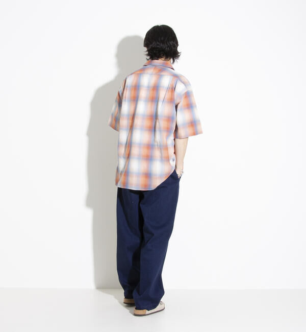 GLOSTER「【PENDLETON/ペンドルトン】オープンカラーシャツ 半袖シャツ 刺繍 ワンポイント チェック」|シャツ・ブラウス|