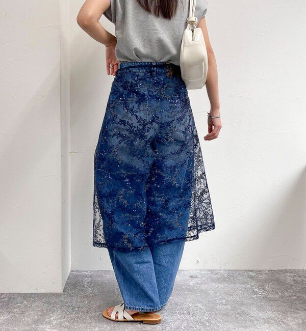 fredy emue「キラキラレイヤードラップスカート」|スカート|