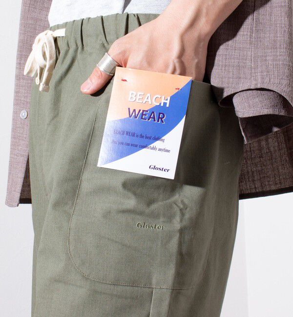 GLOSTER「【GLOSTER/グロスター】BEACH PANTS SHORTS イージーショーツ」|その他|