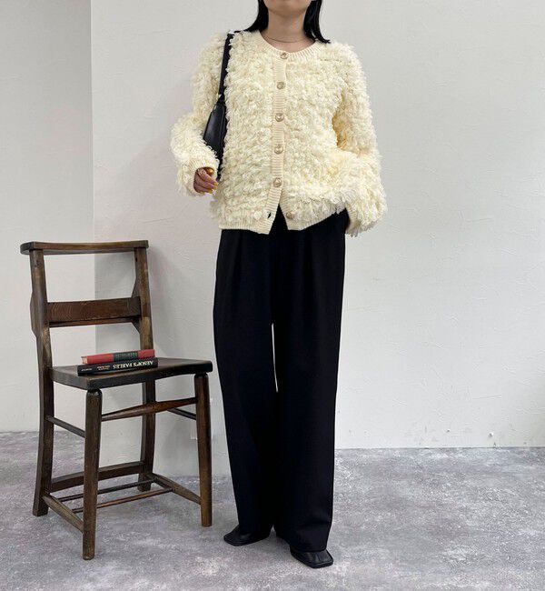 fredy emue「ニットフリンジカーディガン」|カーディガン|
