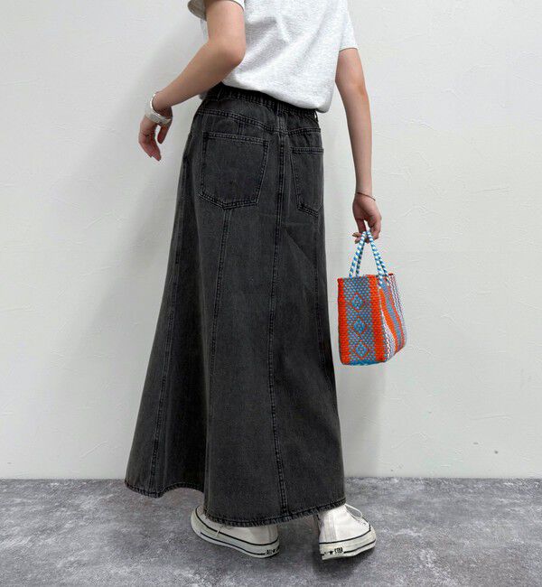 fredy emue「デニムフレアスカート」|スカート|