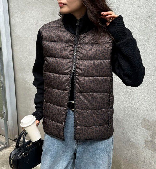 fredy emue「【TAION/タイオン】別注HI NECK DOWN JACKET+SLEEVE KNIT」|ダウン|