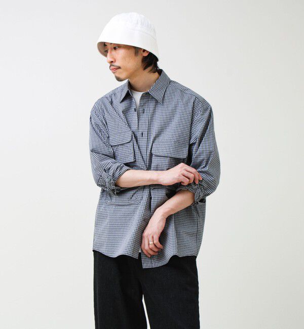 GLOSTER「【ギアディテール】チェック フィッシングシャツ」|シャツ・ブラウス|