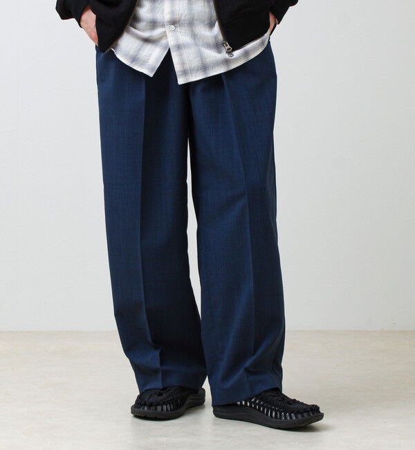 GLOSTER「【セットアップ着用可能】ドライポリワイドパンツ」|チノ|