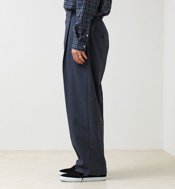 GLOSTER「【セットアップ着用可能】ドライポリワイドパンツ」|チノ|