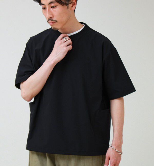 GLOSTER「【接触冷感/セットアップ着用可能】SoftCool サイドポケットTシャツ」|Tシャツ・カットソー|
