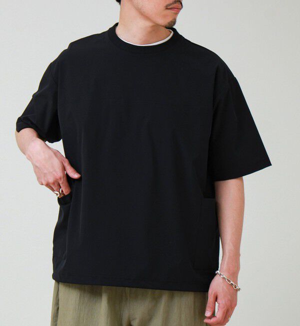 GLOSTER「【接触冷感/セットアップ着用可能】SoftCool サイドポケットTシャツ」|Tシャツ・カットソー|