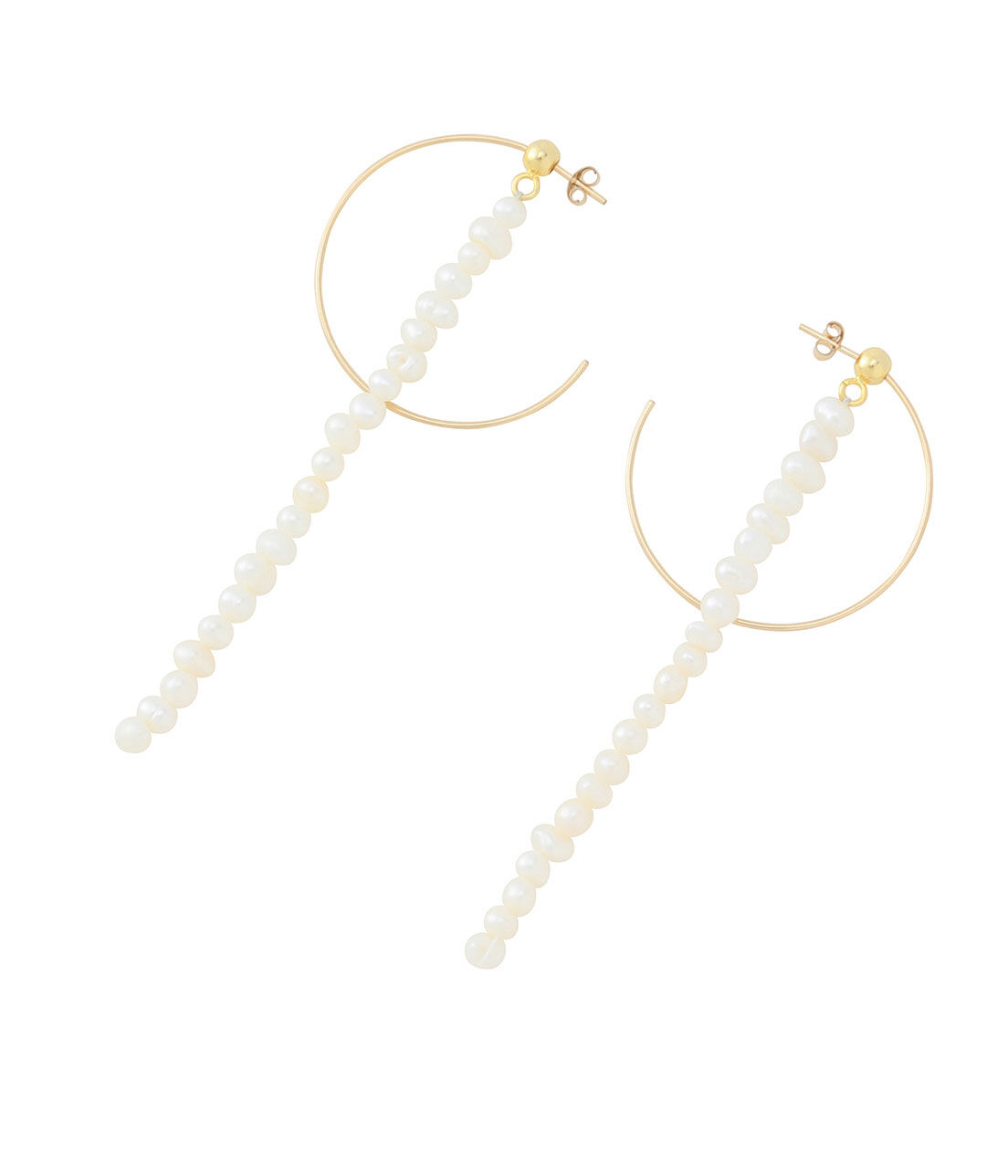 SALON adam et rope'「【SALONオリジナルBOX付き】14KGFフープピアス」|ピアス|