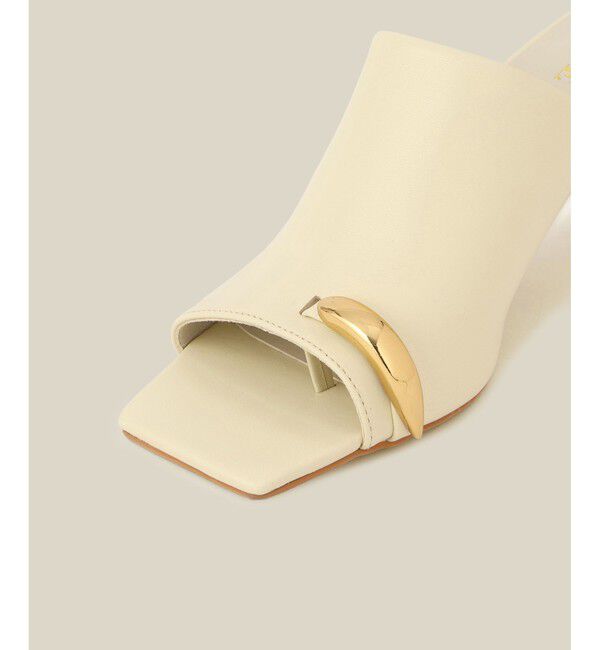 ROPE「メタルポイントミュールサンダル/サムリングサンダル」|サンダル|