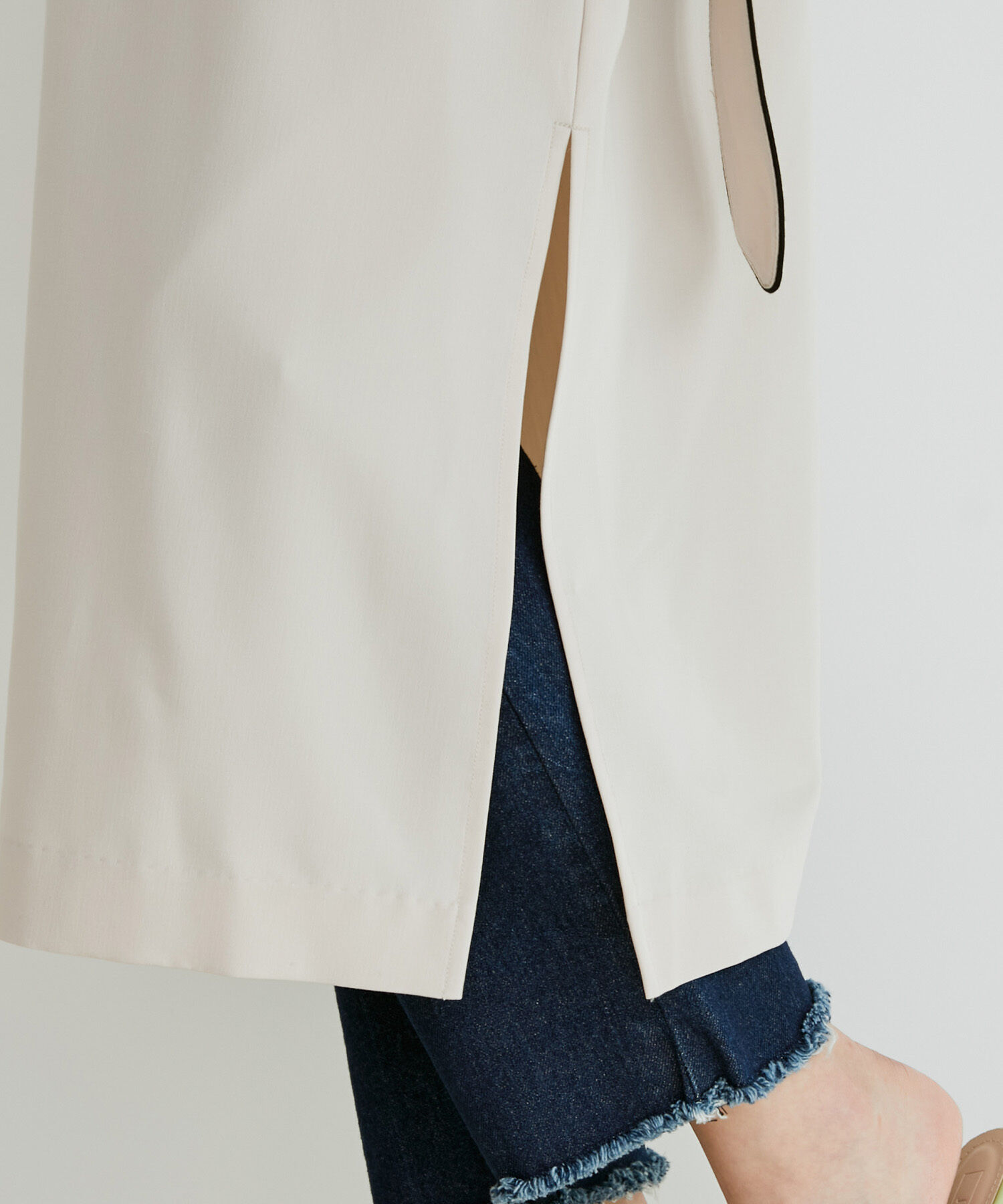 VIS「スタンドカラーコート」|トレンチコート|