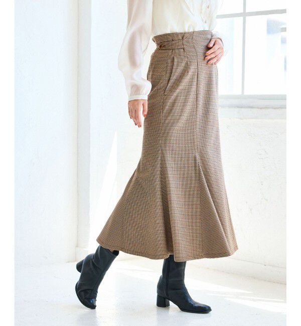 VIS「【美easy】ウーリッシュマーメイドスカート【セットアップ対応/洗える】」|スカート|