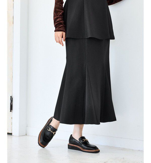 VIS「【美easy】ウーリッシュマーメイドスカート【セットアップ対応/洗える】」|スカート|