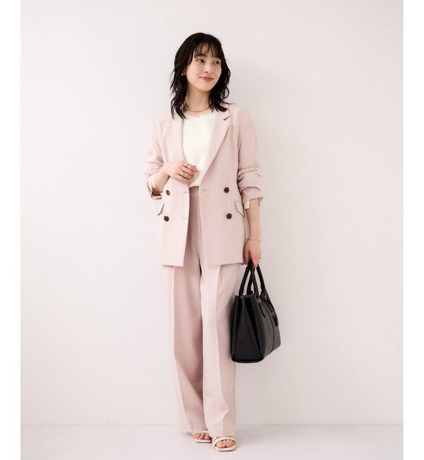 VIS「美easyリネンライクテーラードジャケット/イージーケア・接触冷感・セットアップ対応」|テーラードジャケット|