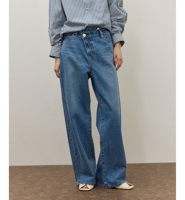 ADAM ET ROPE'「【NEEDBY for ADAM ET ROPE'】別注 GINNY」|デニム|ブルー(44)