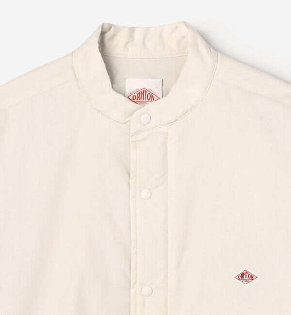DANTON「DANTON | ポプリン 長袖シャツジャケット WOMEN」|ダウン|