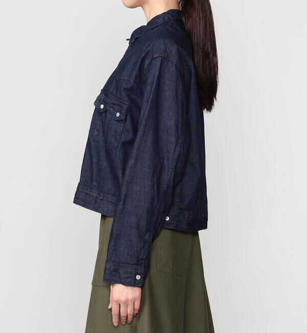  「orSlow | デニム ウエスタンシャツジャケット WOMEN」|テーラードジャケット|